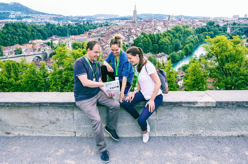 Zoom: Escursione per famiglie Foxtrail Berna. Volete vedere una città con occhi diversi e vivere insieme un'esperienza speciale?