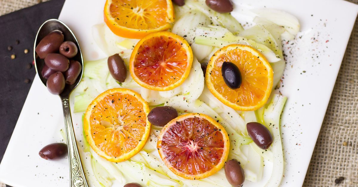 Fenchel-Salat mit Orangen und Oliven - Pro Life Family